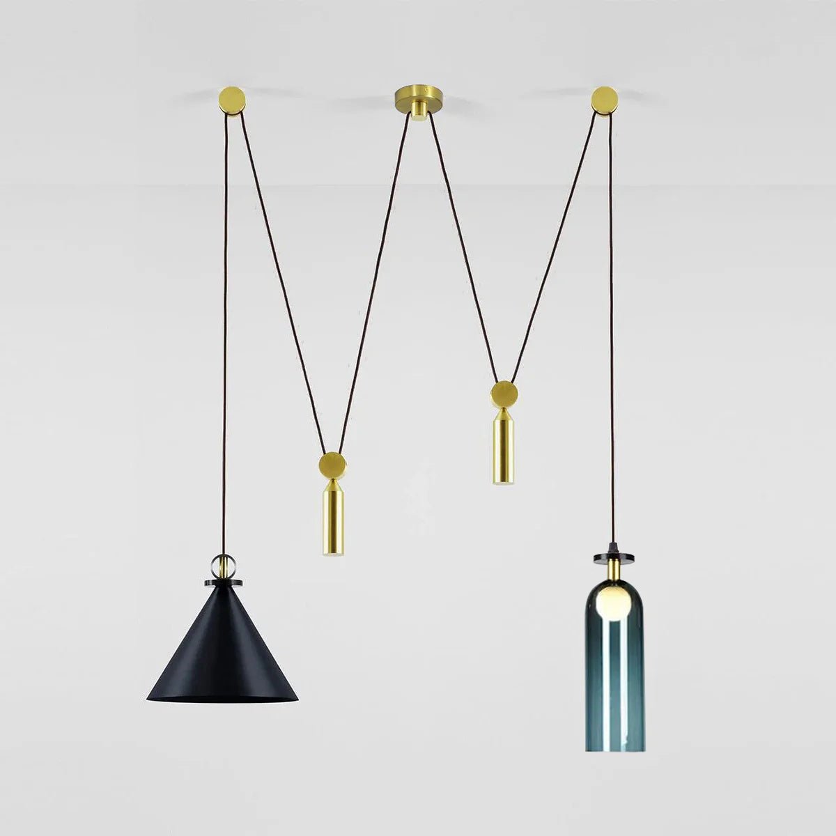 Modern Geometric Chandelier | Versatile Modular Design with Adjustable Height 13