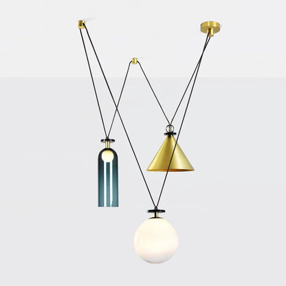 Modern Geometric Chandelier | Versatile Modular Design with Adjustable Height 14