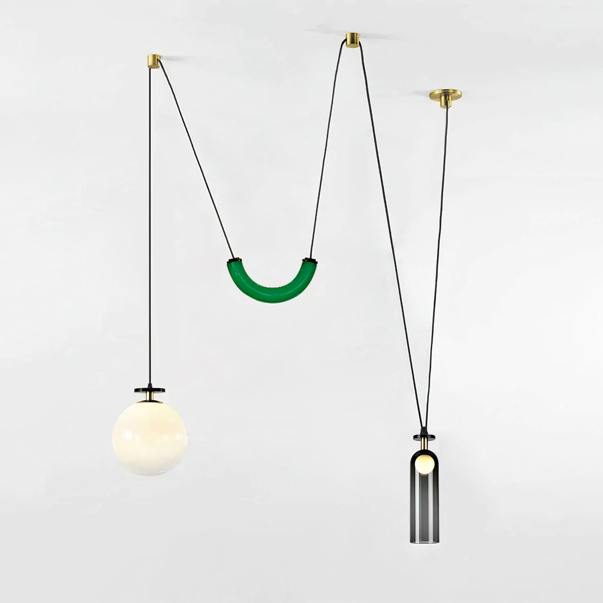 Modern Geometric Chandelier | Versatile Modular Design with Adjustable Height 15
