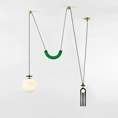 Modern Geometric Chandelier | Versatile Modular Design with Adjustable Height 15