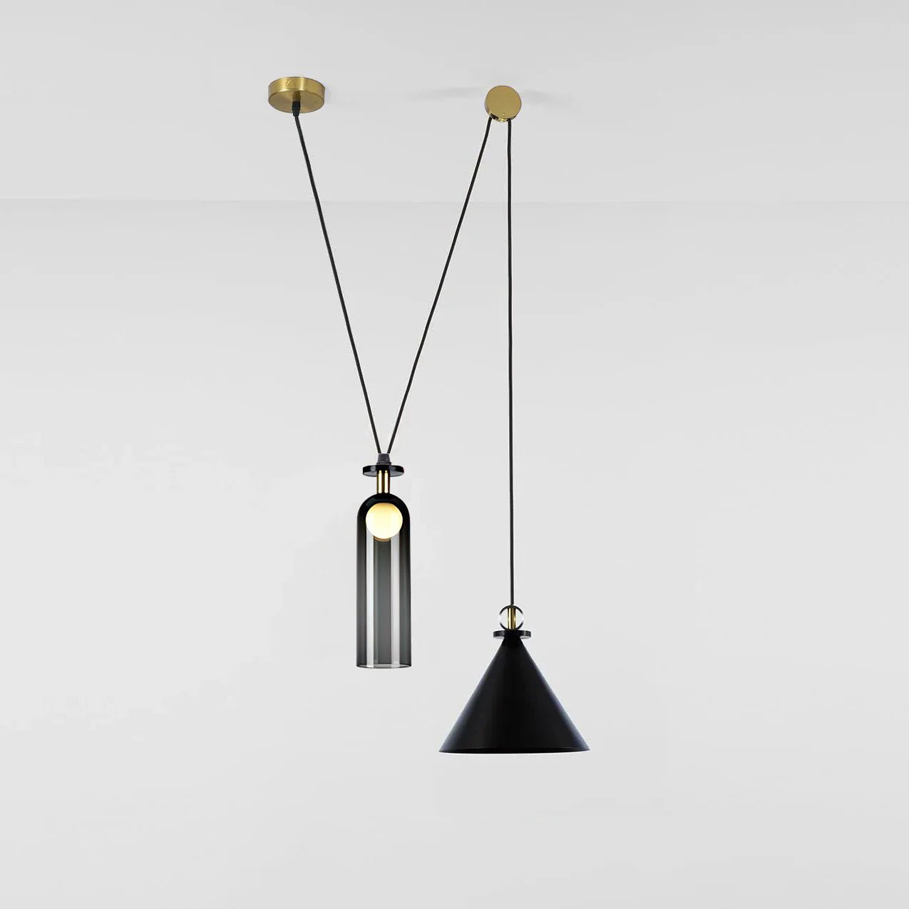 Modern Geometric Chandelier | Versatile Modular Design with Adjustable Height 17