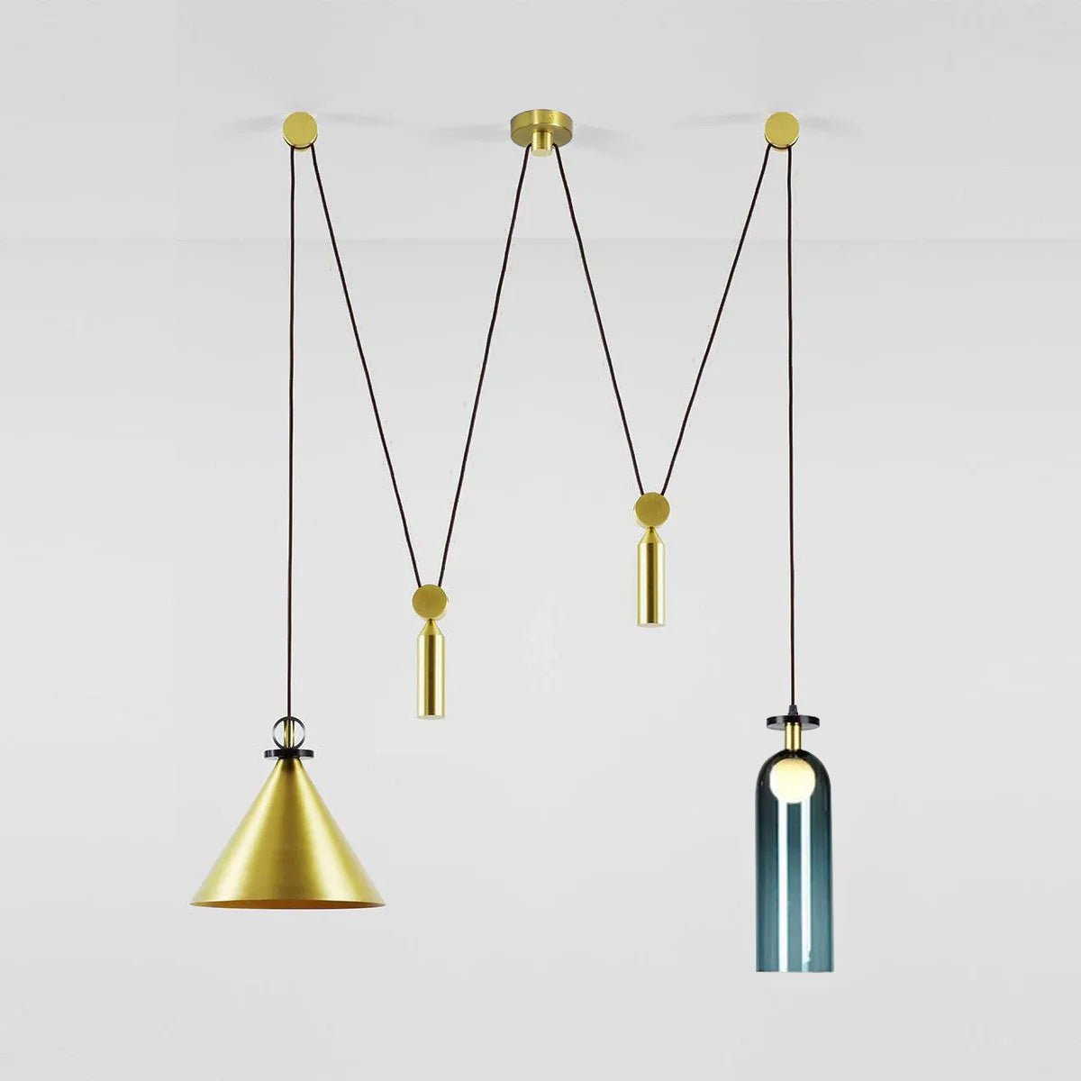 Modern Geometric Chandelier | Versatile Modular Design with Adjustable Height 20