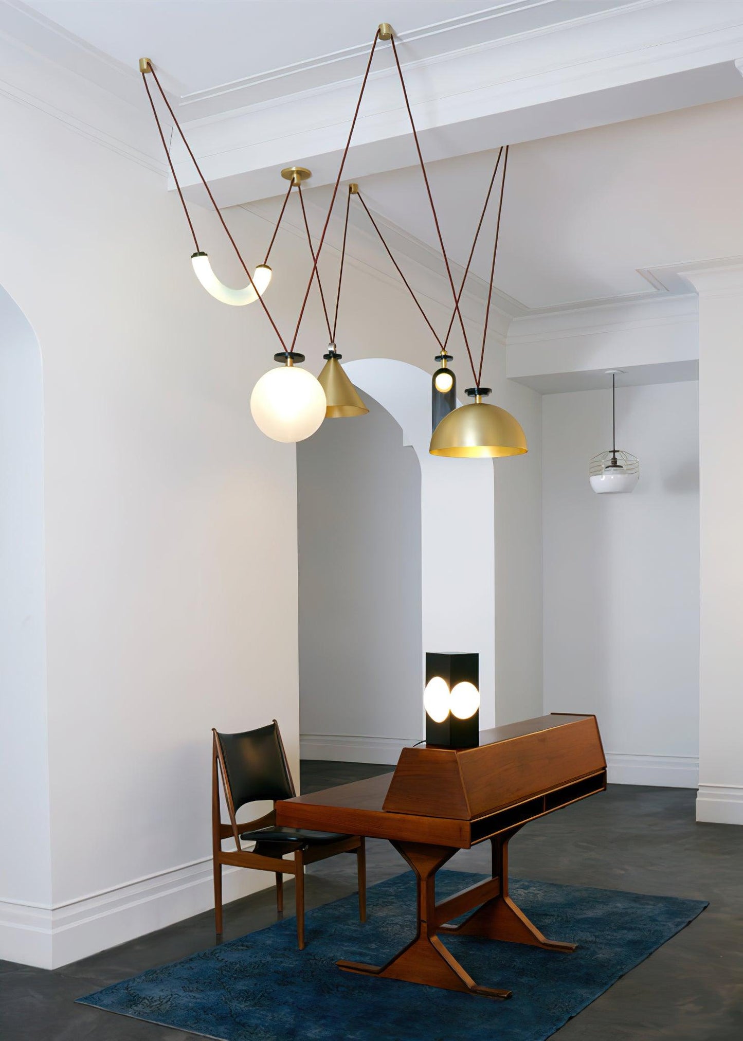 Modern Geometric Chandelier | Versatile Modular Design with Adjustable Height 3
