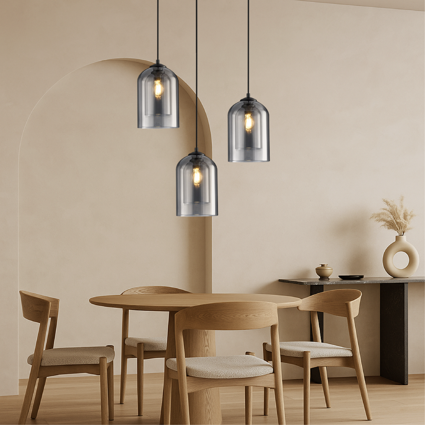 Modern Glass Pendant Light | Scandinavian Minimalist Design 5