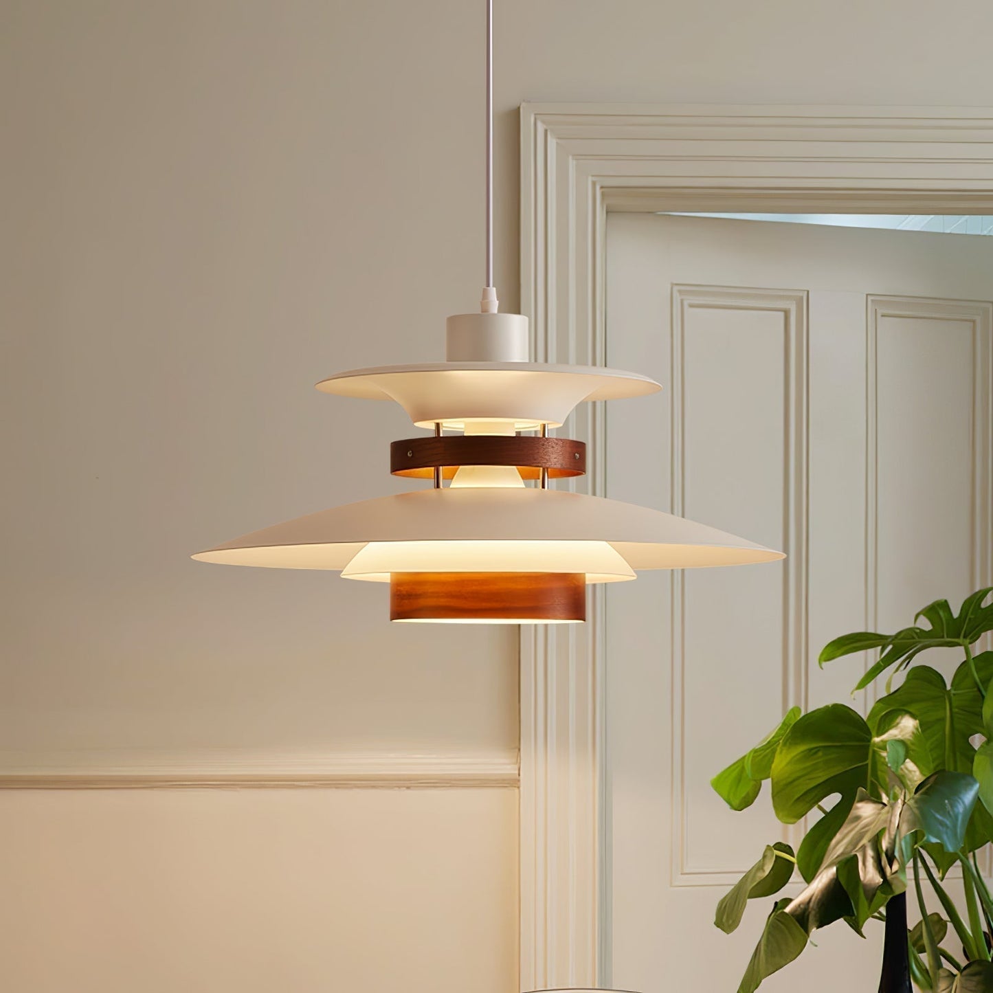 Modern Globe Pendant Light | Layered Design for Kitchen Pendant Lighting 0