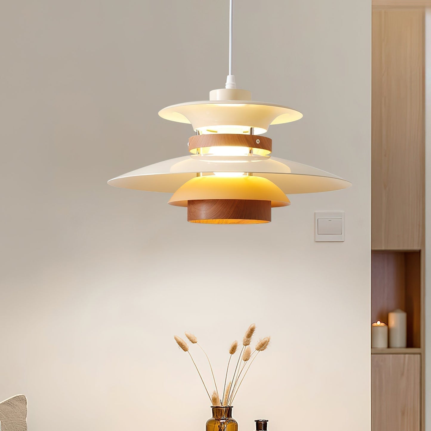 Modern Globe Pendant Light | Layered Design for Kitchen Pendant Lighting 8