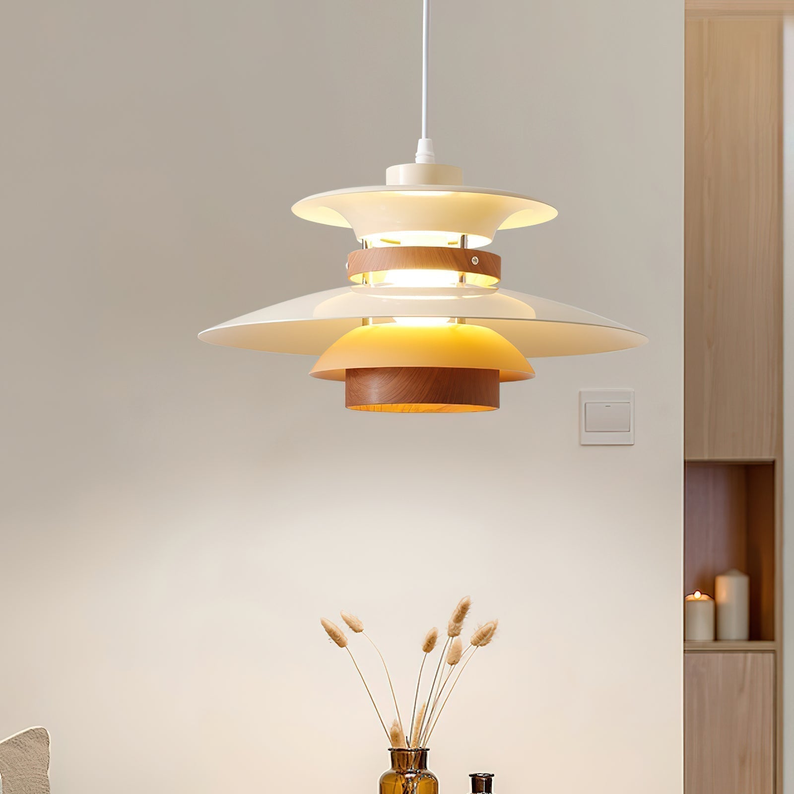 Modern Globe Pendant Light | Layered Design for Kitchen Pendant Lighting 8