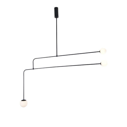 Modern Gold Chandelier | Elegant Minimalist Design with Warm LED Lighting 9