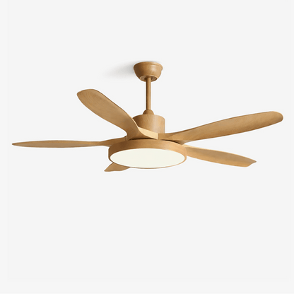 Modern Industrial 52 Ceiling Fan with Integrated LED Lighting 1