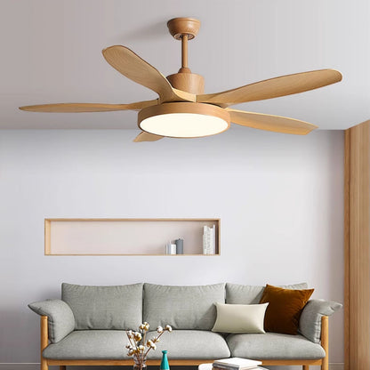 Modern Industrial 52 Ceiling Fan with Integrated LED Lighting 2