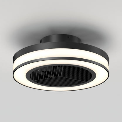 Modern LED Ceiling Fan | 19.4 in. with Remote Control & Adjustable Light 0