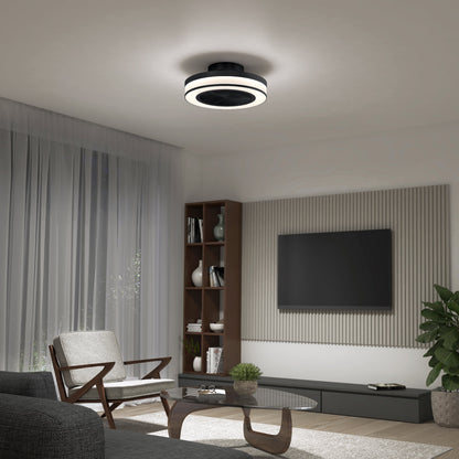 Modern LED Ceiling Fan | 19.4 in. with Remote Control & Adjustable Light 1