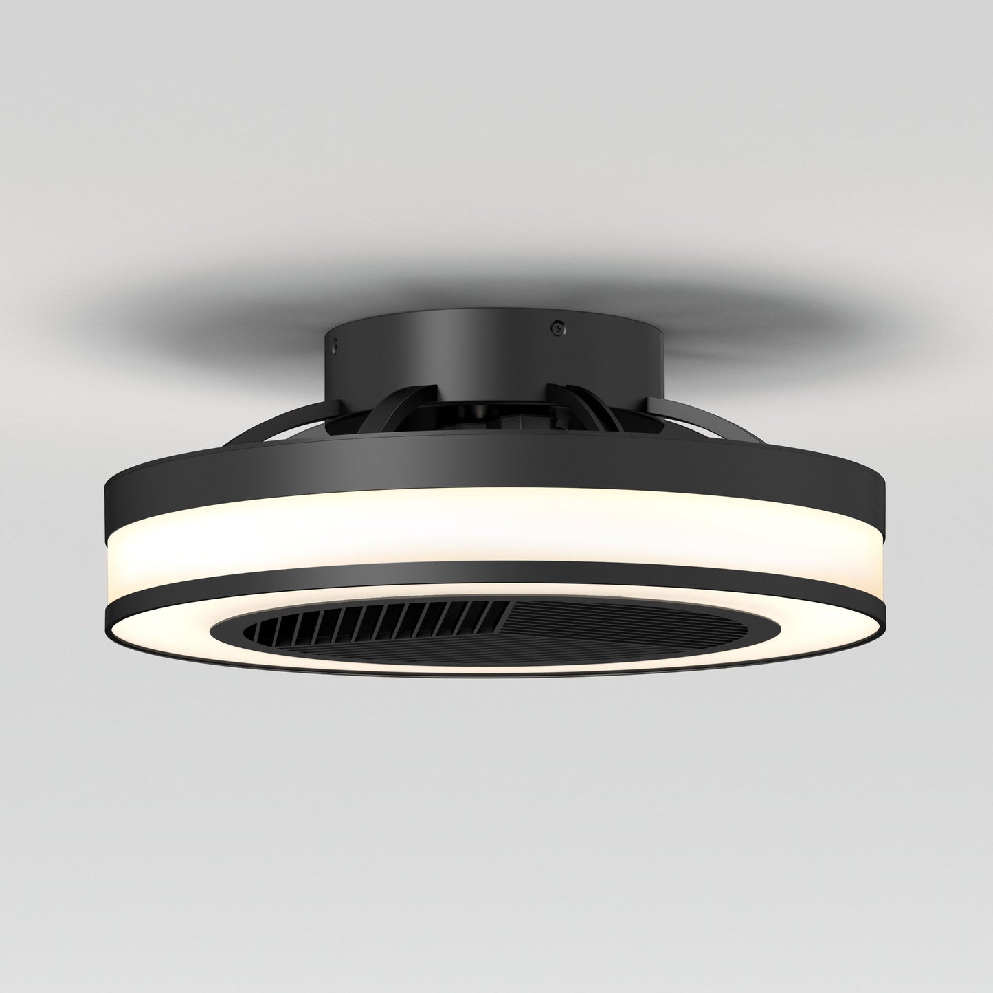 Modern LED Ceiling Fan | 19.4 in. with Remote Control & Adjustable Light 2