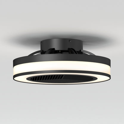 Modern LED Ceiling Fan | 19.4 in. with Remote Control & Adjustable Light 2