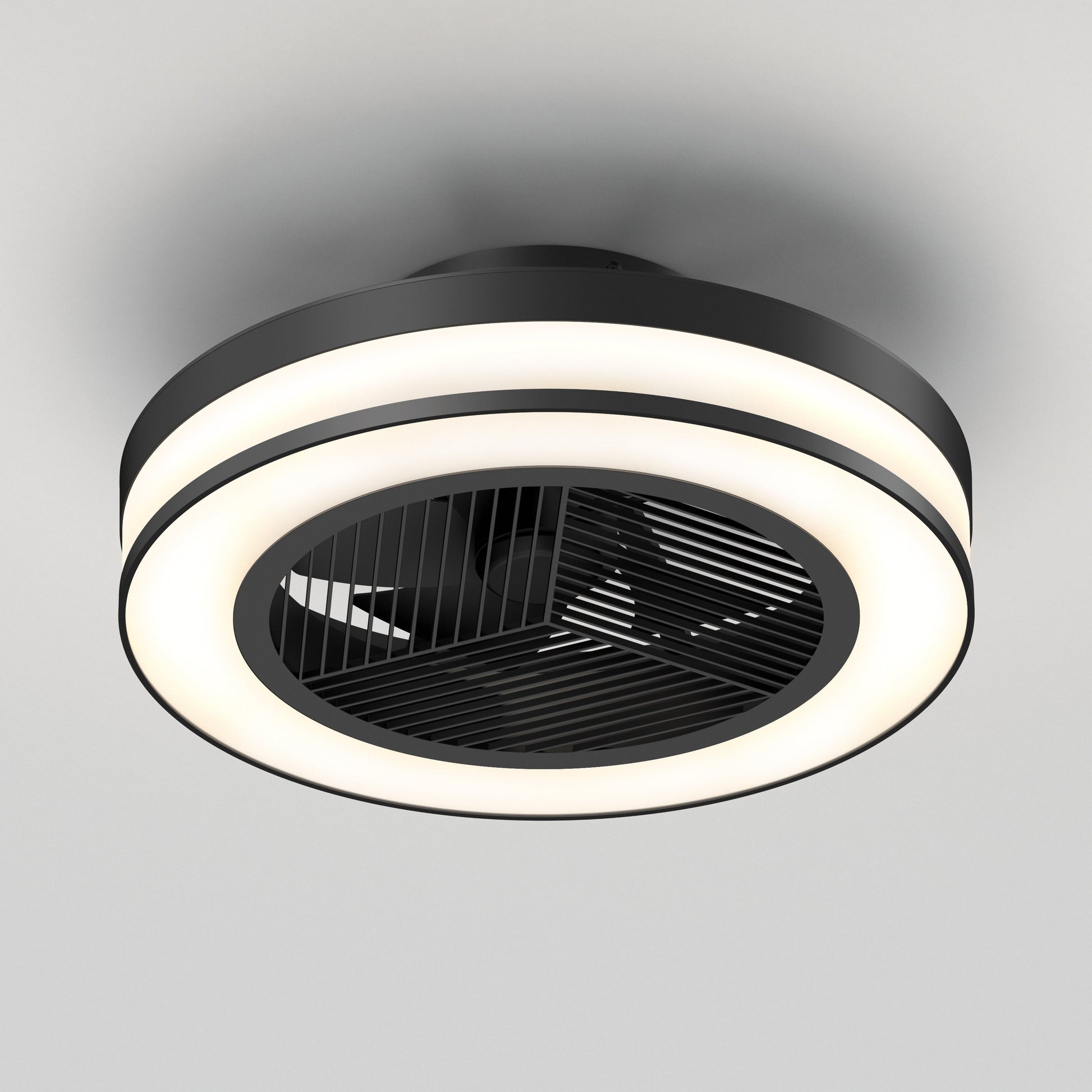 Modern LED Ceiling Fan | 19.4 in. with Remote Control & Adjustable Light 3