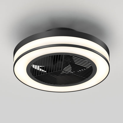 Modern LED Ceiling Fan | 19.4 in. with Remote Control & Adjustable Light 3