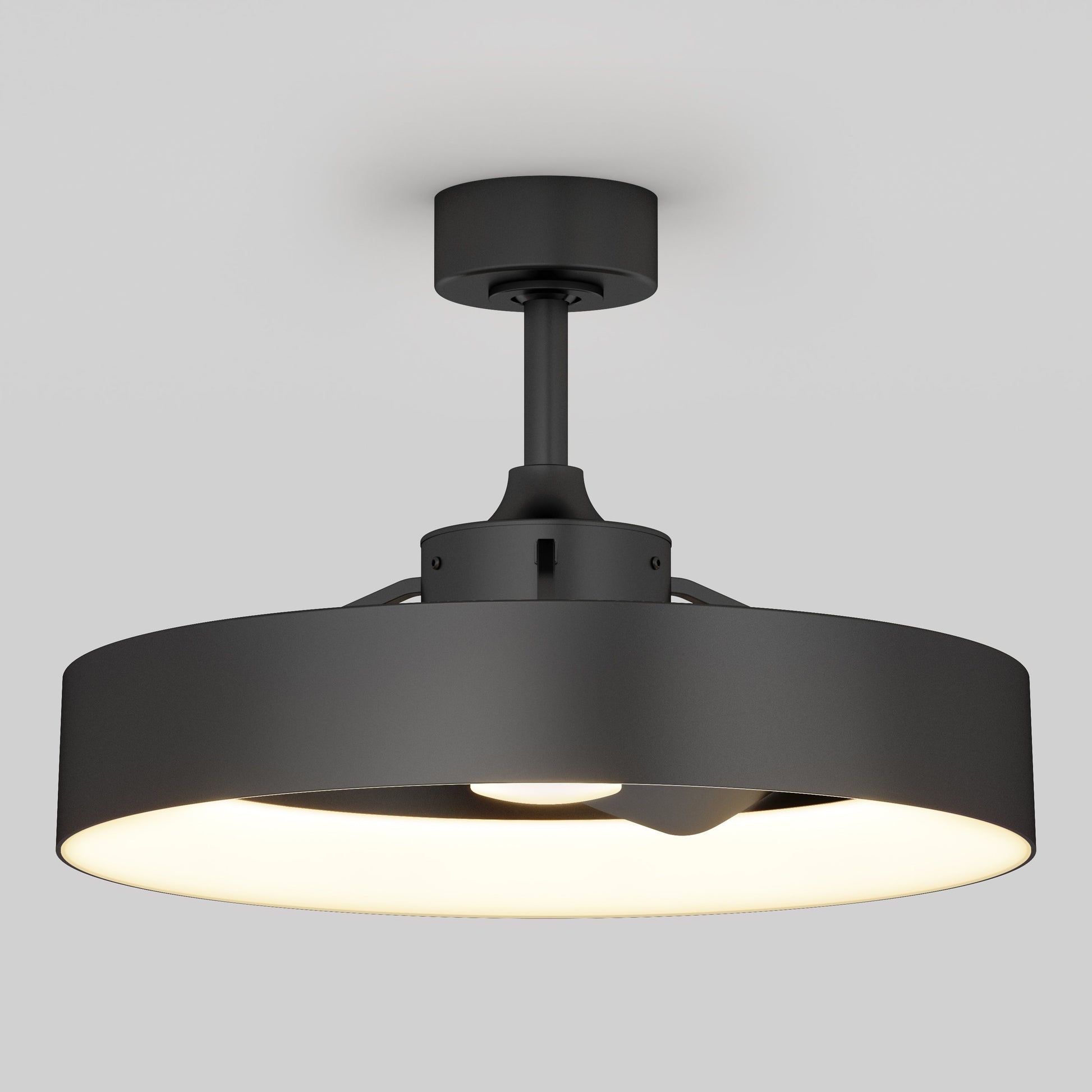 Modern LED Ceiling Fan | 23-Inch Flush Mount with Lights & Remote Control 2