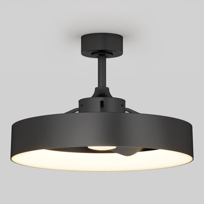 Modern LED Ceiling Fan | 23-Inch Flush Mount with Lights & Remote Control 2