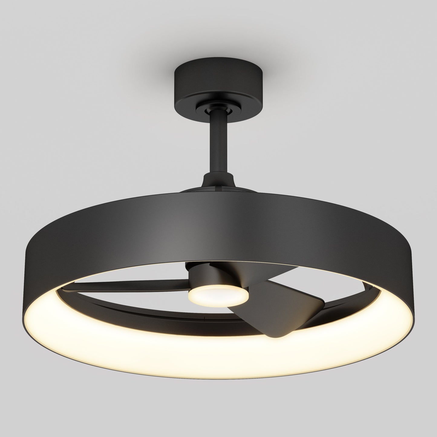 Modern LED Ceiling Fan | 23-Inch Flush Mount with Lights & Remote Control 3