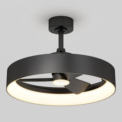 Modern LED Ceiling Fan | 23-Inch Flush Mount with Lights & Remote Control 3