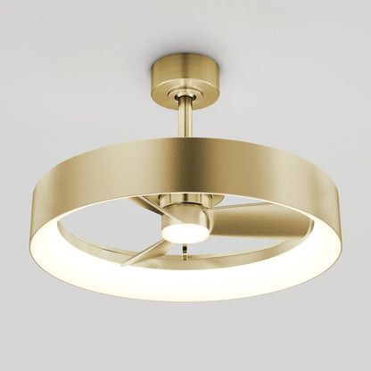 Modern LED Ceiling Fan | 23-Inch Flush Mount with Lights & Remote Control 9