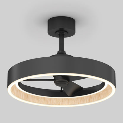 Modern LED Ceiling Fan | 24-Inch with Remote Control & 3 Speed Settings 0