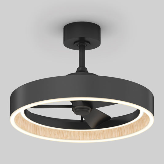 Modern LED Ceiling Fan | 24-Inch with Remote Control & 3 Speed Settings 0