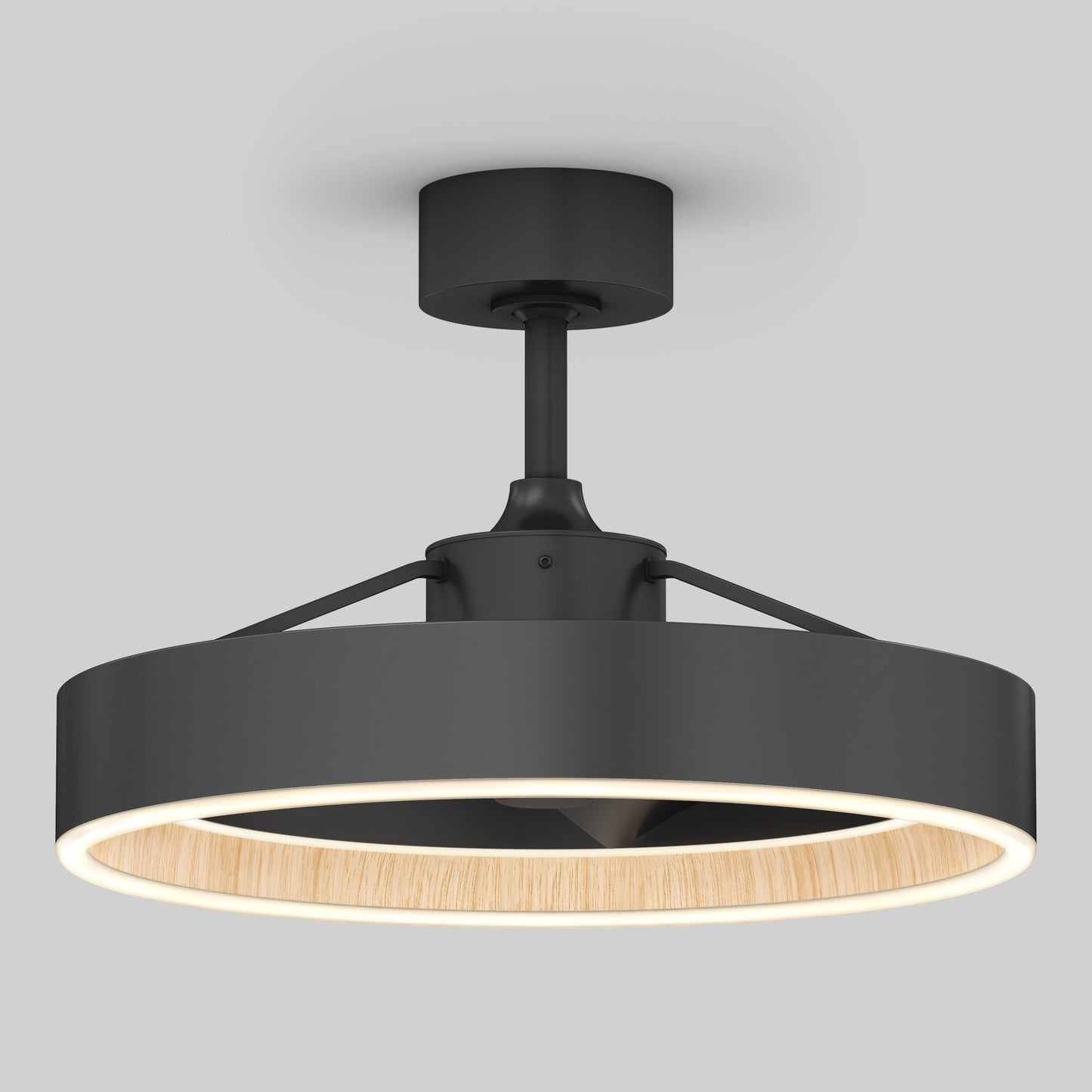 Modern LED Ceiling Fan | 24-Inch with Remote Control & 3 Speed Settings 2