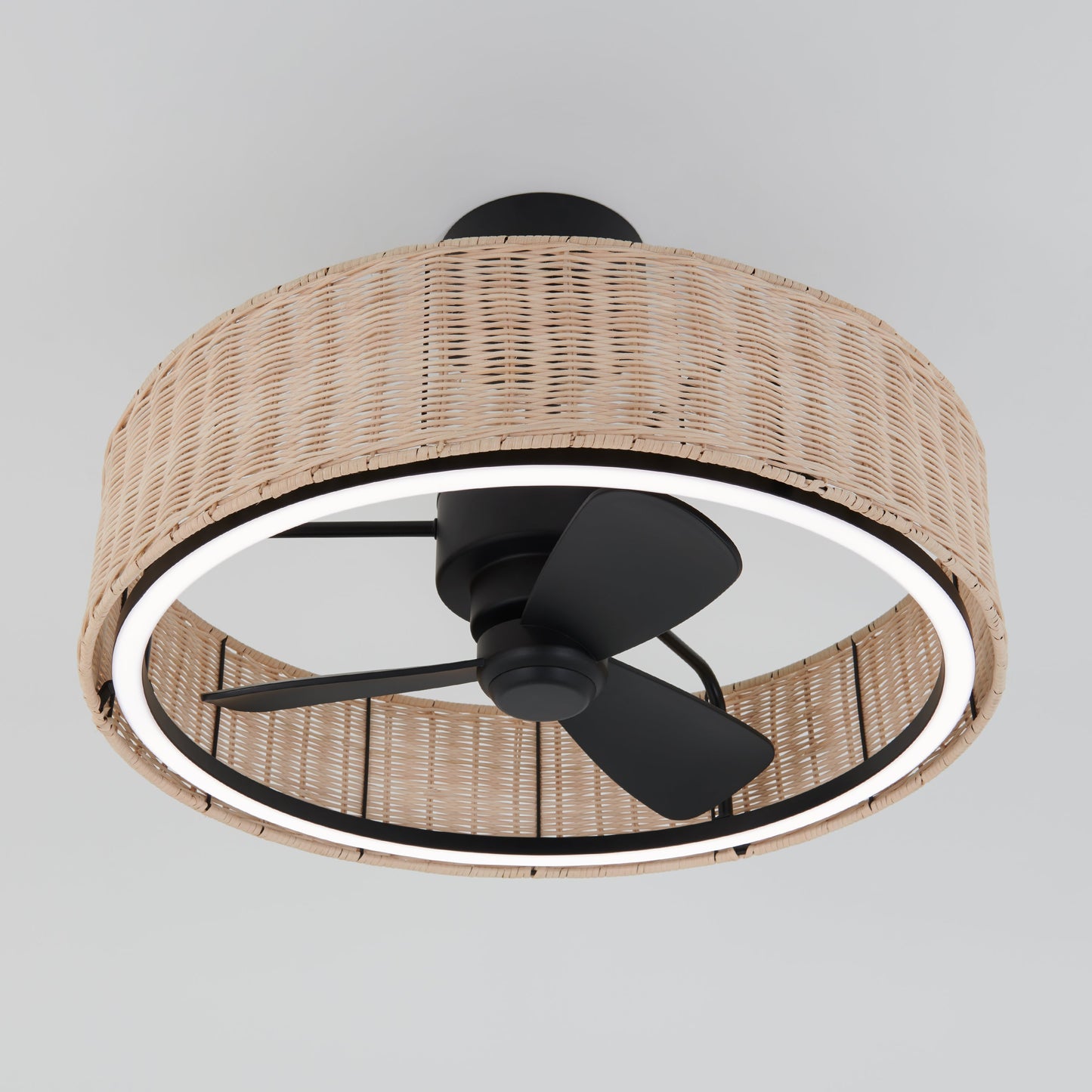 Modern LED Ceiling Fan | 24-Inch with Remote Control & 3 Speed Settings 4