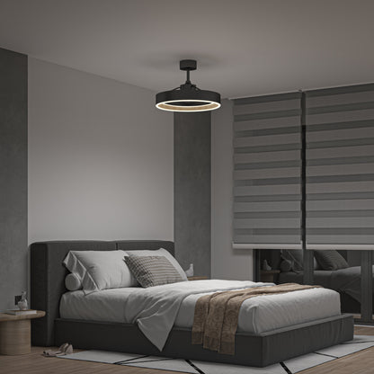 Modern LED Ceiling Fan | 24-Inch with Remote Control & 3 Speed Settings 6