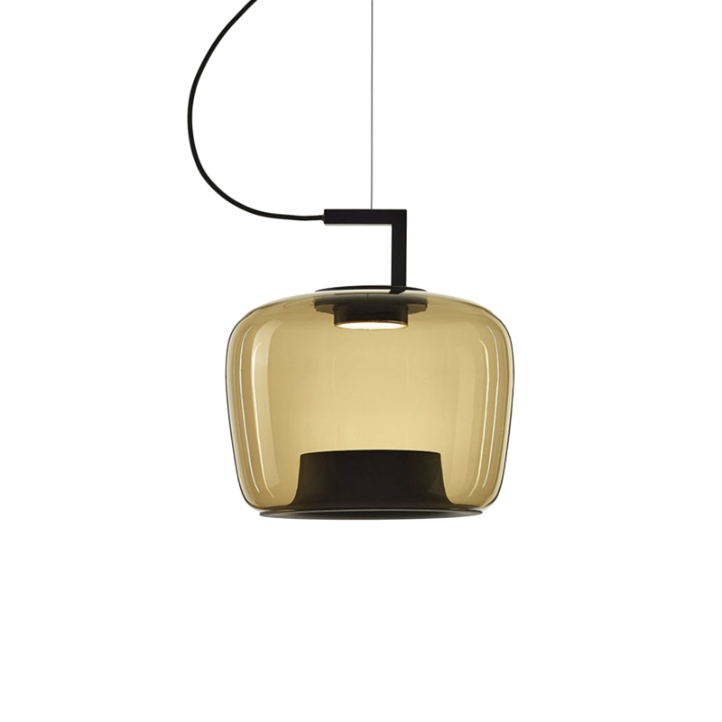 Modern Minimalist Glass Pendant Light | Elegant Iron Design 0