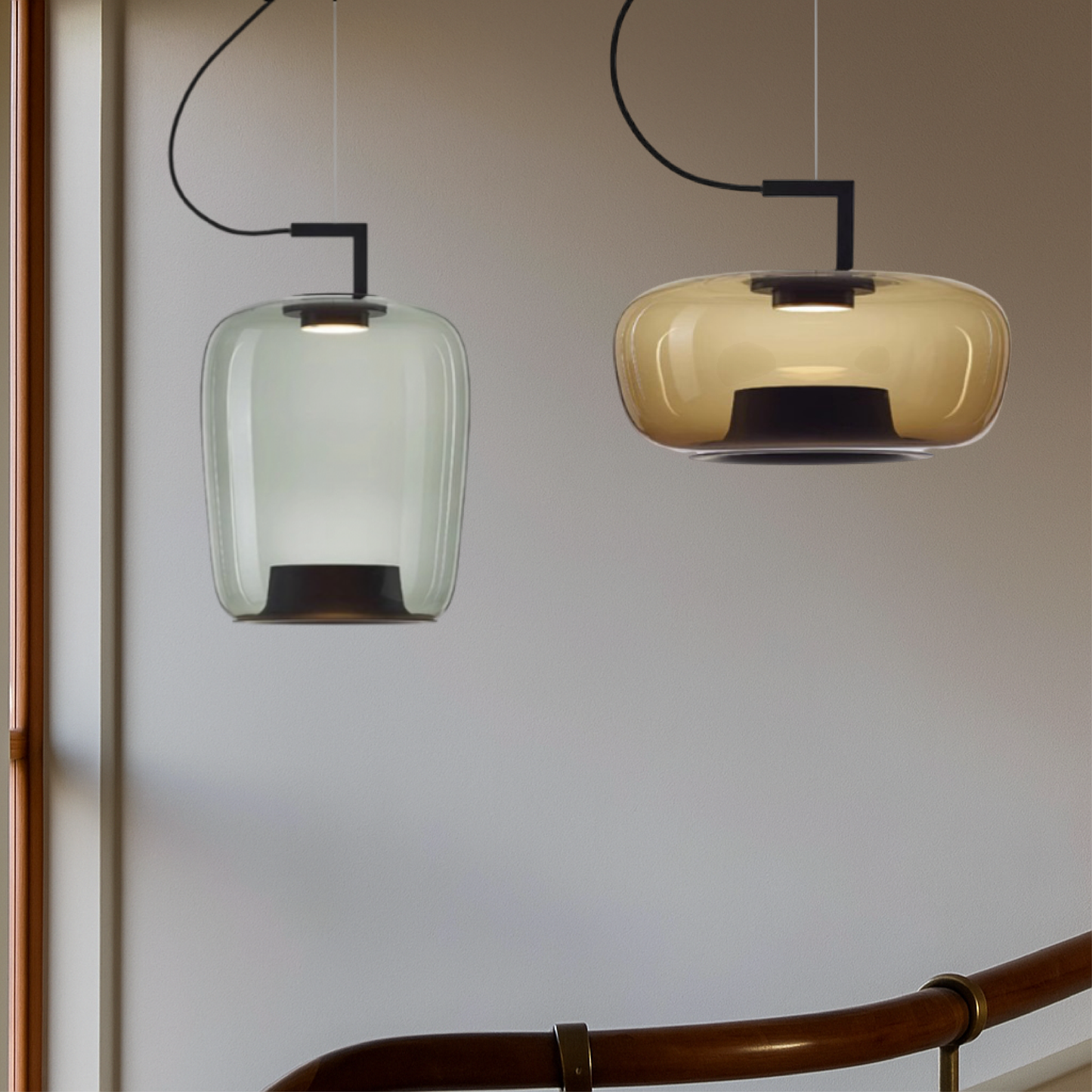 Modern Minimalist Glass Pendant Light | Elegant Iron Design 2