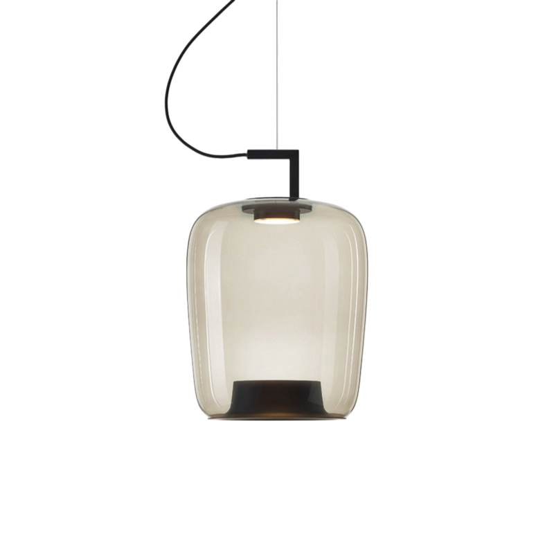 Modern Minimalist Glass Pendant Light | Elegant Iron Design 6
