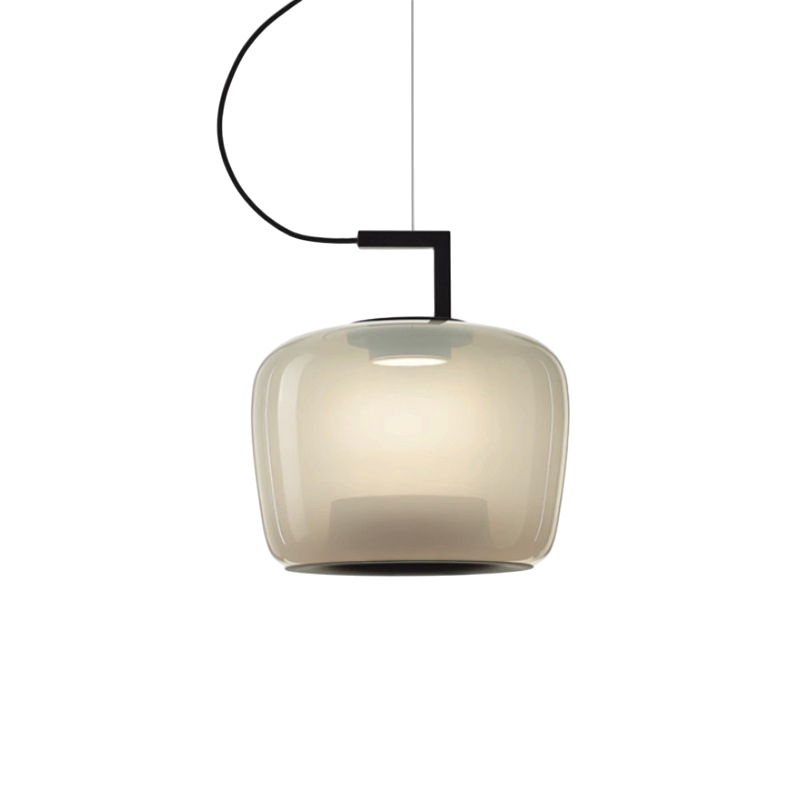 Modern Minimalist Glass Pendant Light | Elegant Iron Design 9