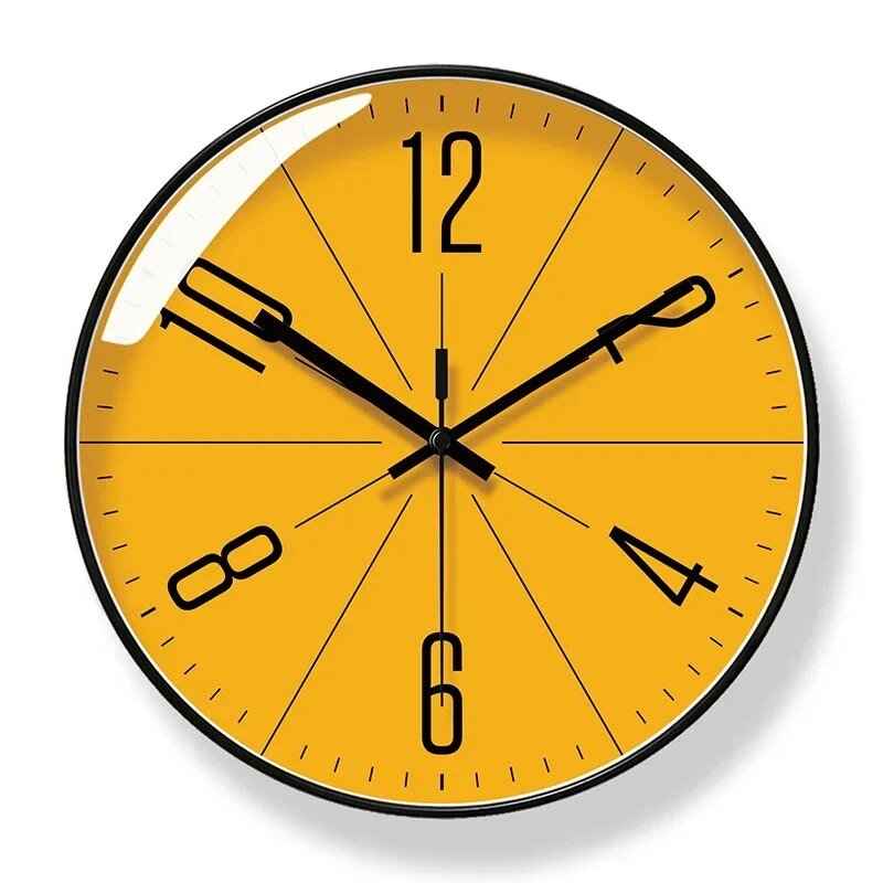 Modern Wall Clock | Sleek Minimalist Design for Home and Office Decor 0