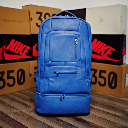 Royal Blue Leather Carryon Bag (XL Design) *Holds Size 17 (Only 150 Made)