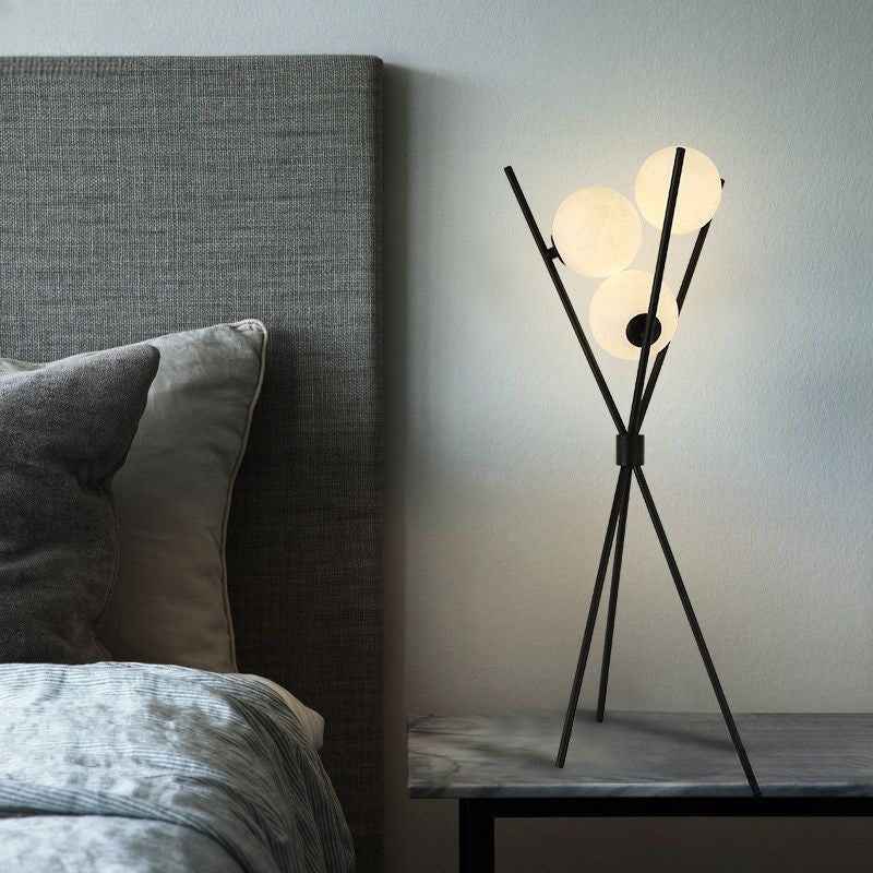 Moon-Inspired Floor/Table Lamp | Elegant LED Lighting for Modern Interiors 0