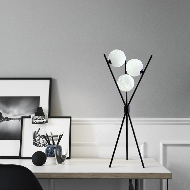 Moon-Inspired Floor/Table Lamp | Elegant LED Lighting for Modern Interiors 2