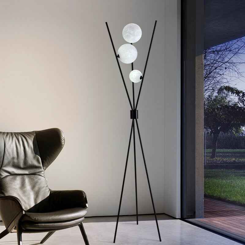Moon-Inspired Floor/Table Lamp | Elegant LED Lighting for Modern Interiors 3