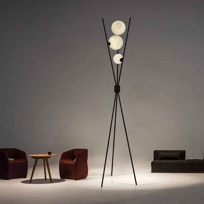 Moon-Inspired Floor/Table Lamp | Elegant LED Lighting for Modern Interiors 4