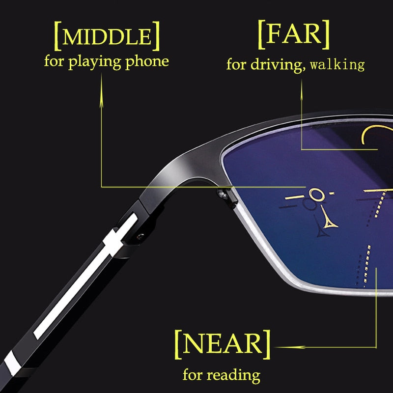 Multifocal Anti-Blue Light Glasses | Enhanced Clarity and Comfort 2