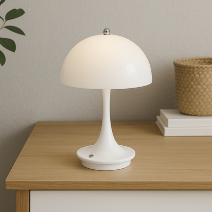 Mushroom Table Lamp | Contemporary Design with Warm LED Glow 0