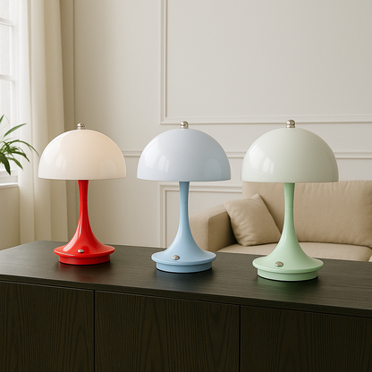 Mushroom Table Lamp | Contemporary Design with Warm LED Glow 1