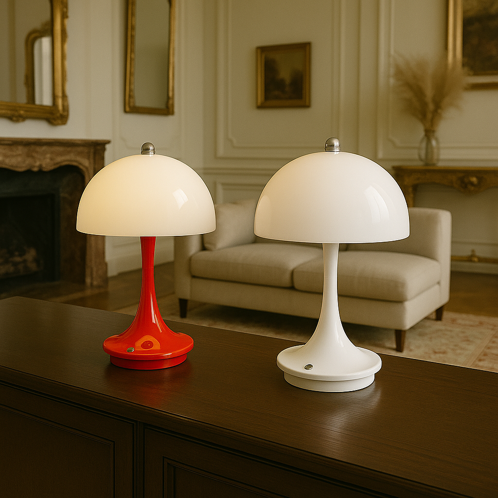 Mushroom Table Lamp | Contemporary Design with Warm LED Glow 7