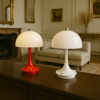 Mushroom Table Lamp | Contemporary Design with Warm LED Glow 7