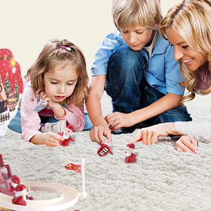 Musical Climbing Ladder Santa Decor | Interactive Holiday Decoration for Festive Cheer 2