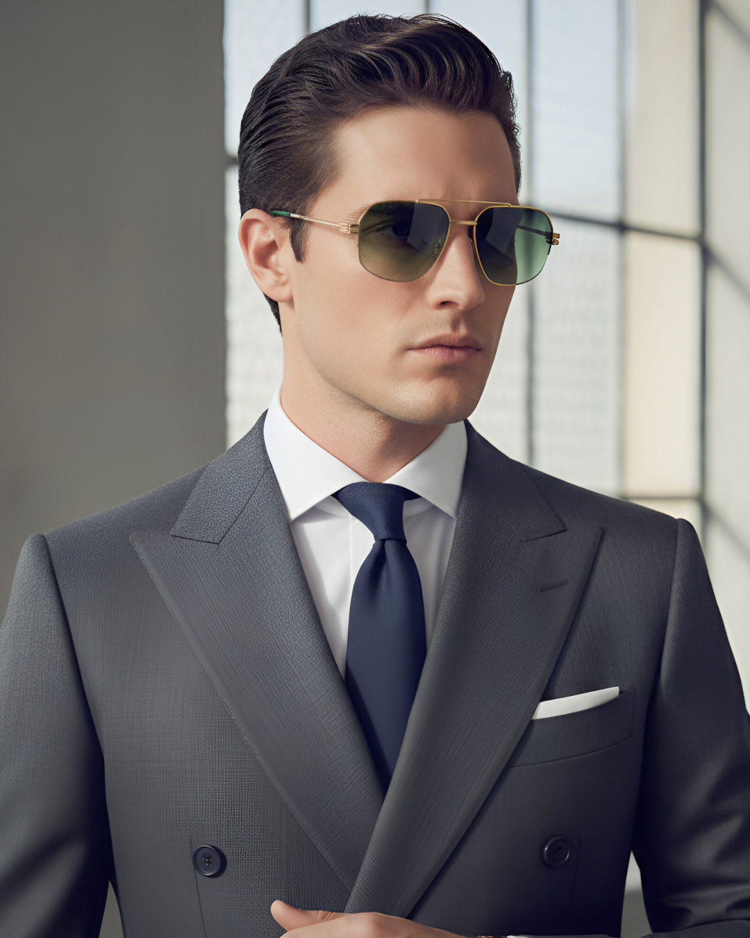 Sign Aviator-solglasögon