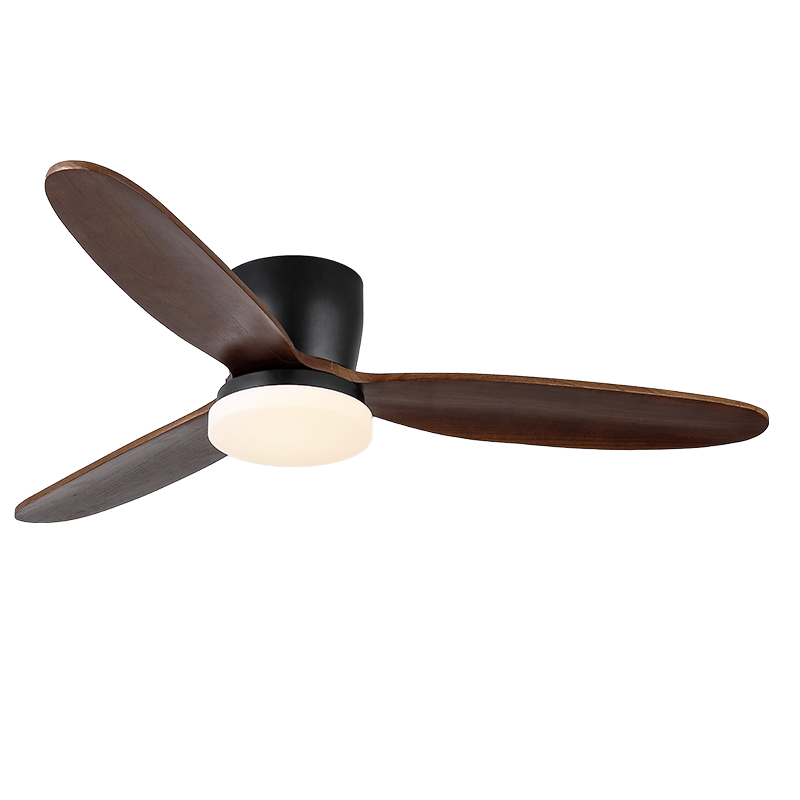 Nocturnus | Elegant Ceiling Fan Light with Ambient LED and Wooden Blades 4
