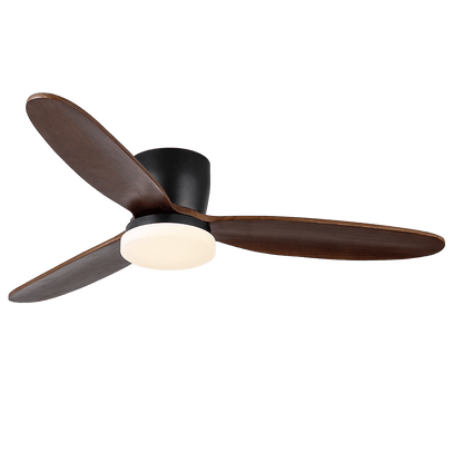 Nocturnus | Elegant Ceiling Fan Light with Ambient LED and Wooden Blades 4