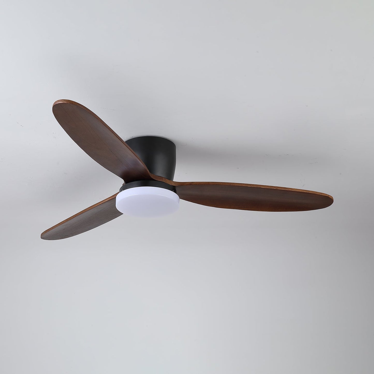 Nocturnus | Elegant Ceiling Fan Light with Ambient LED and Wooden Blades 7